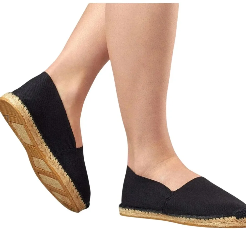 NWOT Diegos - black flat espadrilles‎ for women SKUW128